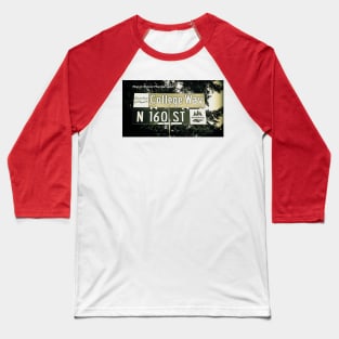 College Way & 160th Street, Shoreline, Washington by Mistah Wilson Baseball T-Shirt